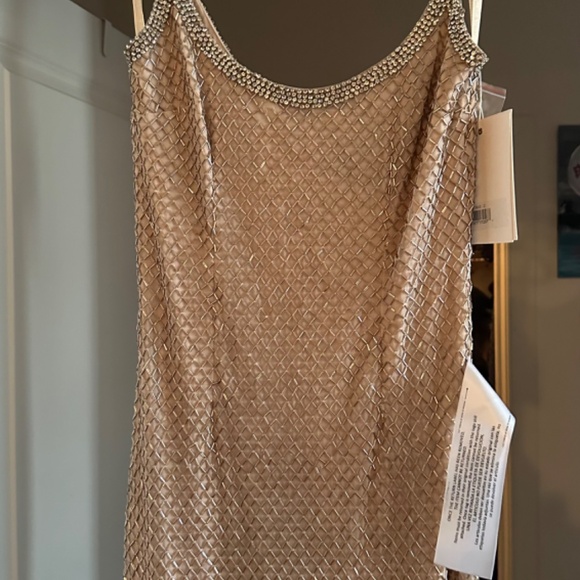 Mac Duggal Beaded Maxi Evening Gown - Picture 4 of 11